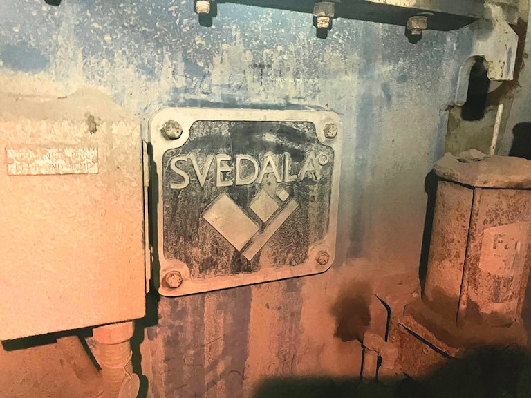 Used Svedala 15' W X 29' L Ball Mill With 3750 Hp Motor)